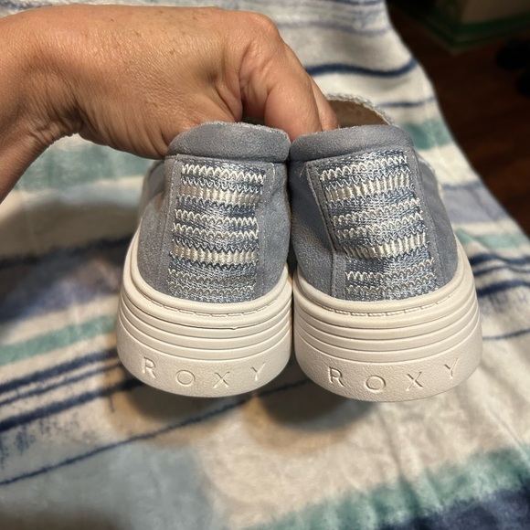 Roxy Light Blue Women's Loafers - Picture 3 of 9